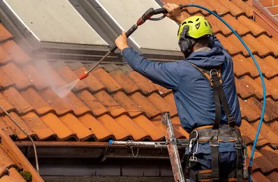 Démoussage et hydrofuge de toiture à Aiglemont